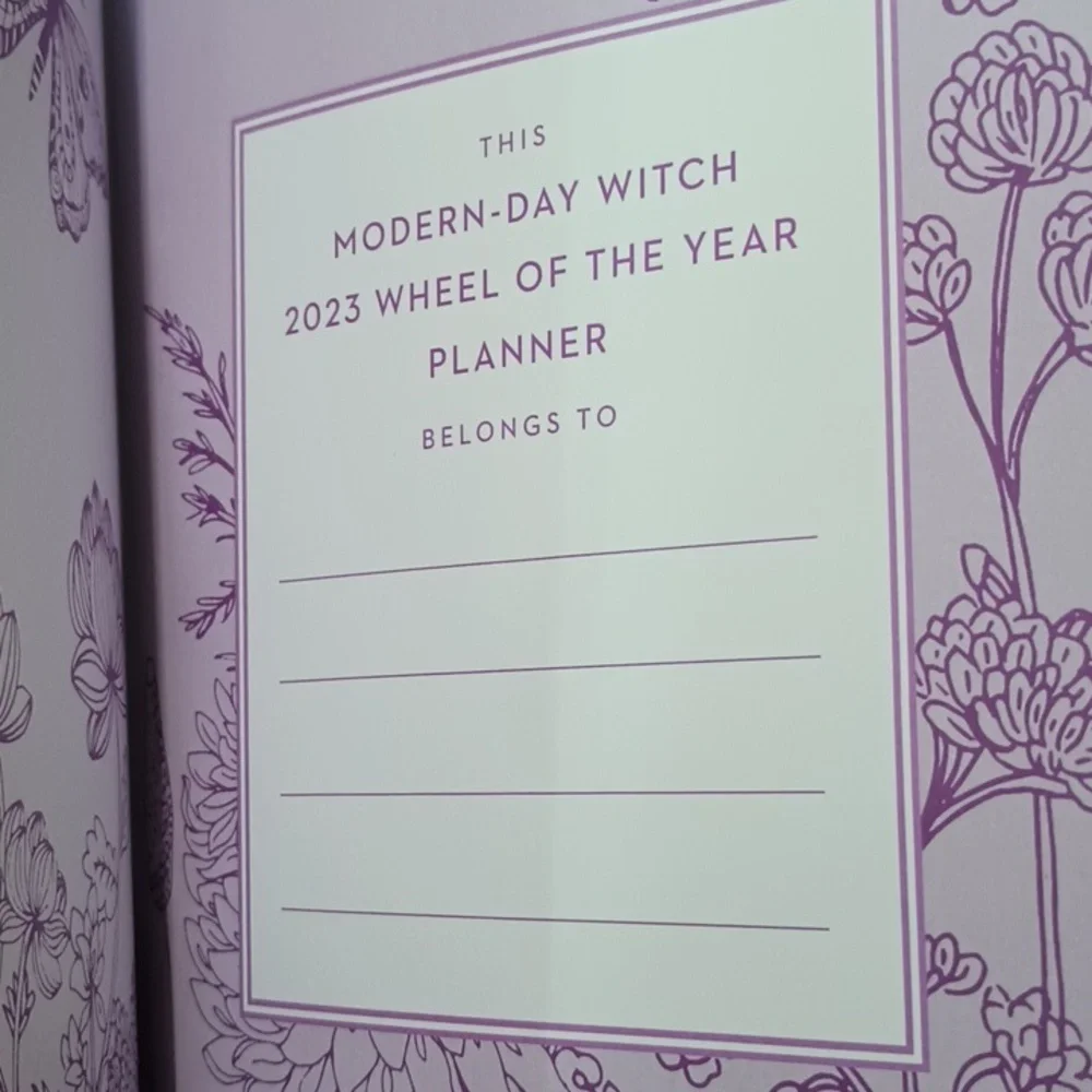 Modern-Day Witch Wheel of the Year 2023 17-Month Planner